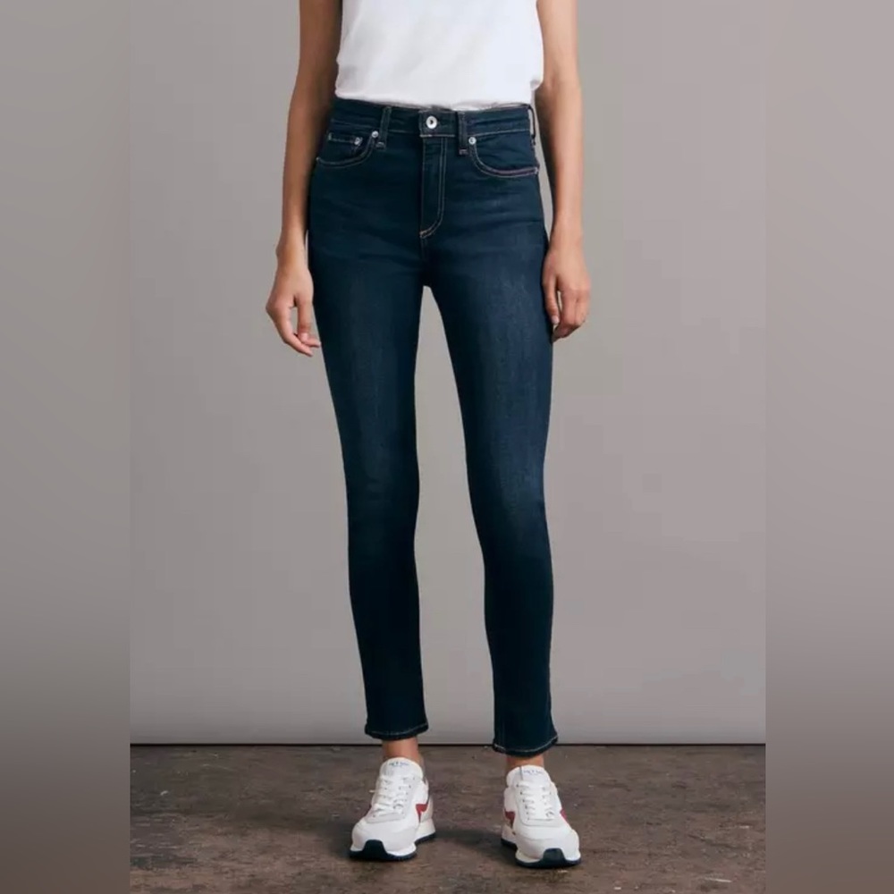 Rag and Bone dark wash skinny jeans
